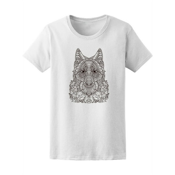 Zendoodle Fox Women T-Shirt - Image by Shutterstock, Female Small