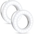 thumbnail image 1 of Luz para selfie, anillo de luz para selfie, anillo de luz de 40 LED con anillo de luz para teléfono móvil con USB recargable (2PCS) oso de fresa  Electrónica, 1 of 5