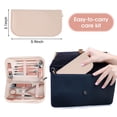 thumbnail image 3 of MINKUROW Nail Clippers and Beauty Tool Portable Set,Rose Gold Martensitic Stainless Steel Manicure Set 12 in 1,with Pink Leather Bag,Suitable for Home,Workplace,Outdoor Travel,Gift Giving, 3 of 7