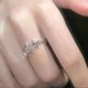 thumbnail image 4 of Anillo de estrella ins de alta calidad, anillo de diseño de nicho exquisito de lujo ligero para mujer, anillo de dedo índice abierto con viento frío, 4 of 5