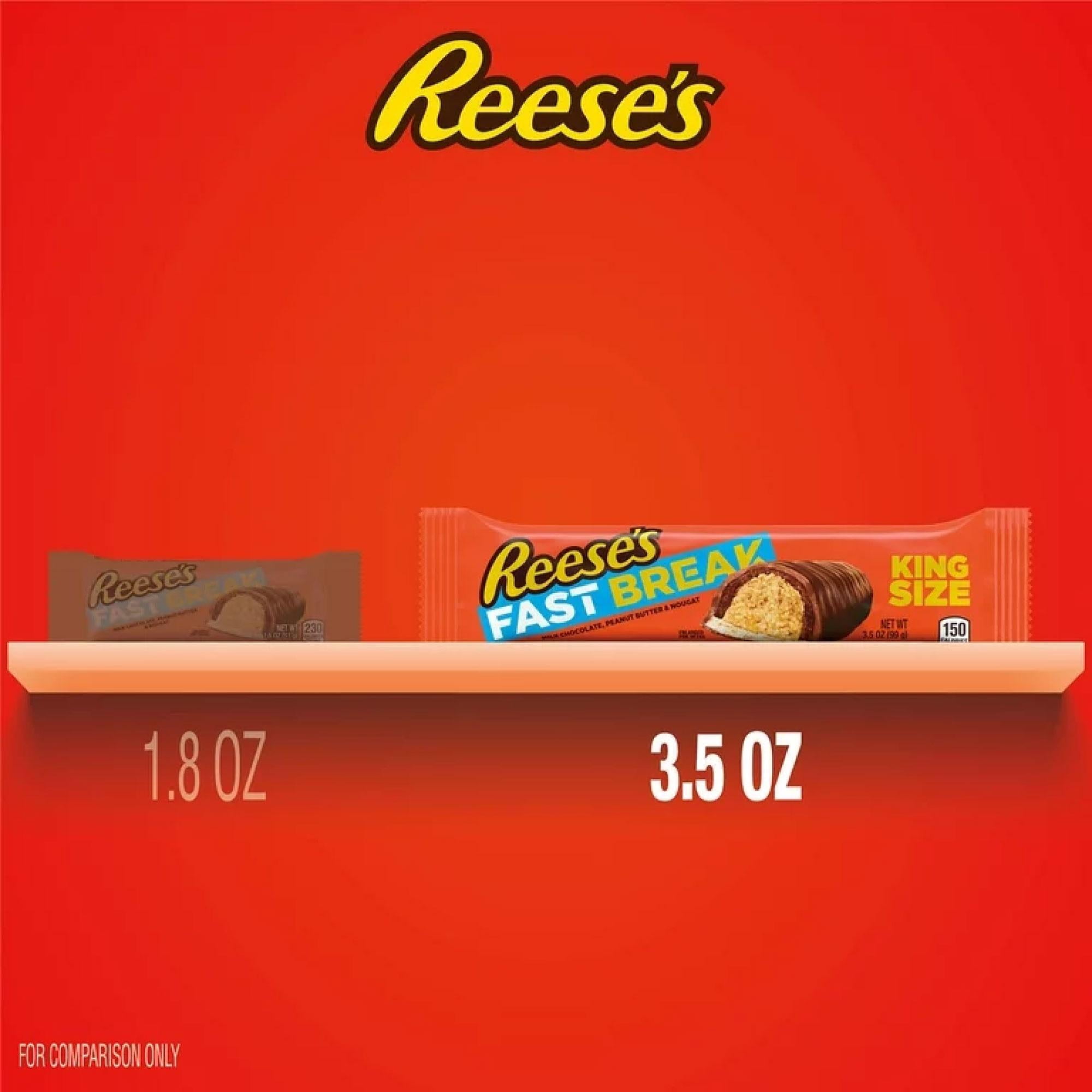 6 pack of Reese's Fast Break- a Delectable Delight | King Size Bars, 3.5 Oz Bar | Buy From RADYAN
