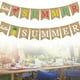 thumbnail image 5 of banderines de arpillera con temática hawaiana, flamencos, piñas, banderines para colgar, suministros de decoración para fiestas de cumpleaños de verano., 5 of 7