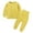 82Yellow303, variant on XAOFW Baby Boys Girls Outfits Long Sleeve Solid Color Top And Elastic Pants 2 Piece Everyday Sets For Toddlers Kids Comfortable Clothing Sets 18-24 Months