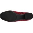 thumbnail image 6 of Women's Journee Collection Sarah Heeled Ankle Bootie Burgundy Manmade 12 M, 6 of 6