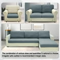thumbnail image 3 of Sanmadrola Couch Covers Sofa Cushion Cover Slipcovers Wear-Resistant Universal Stretch Anti-Slip Sectional L Shape Sofa Covers, Chaise Lounge Sofa Slipcover, 3 of 8