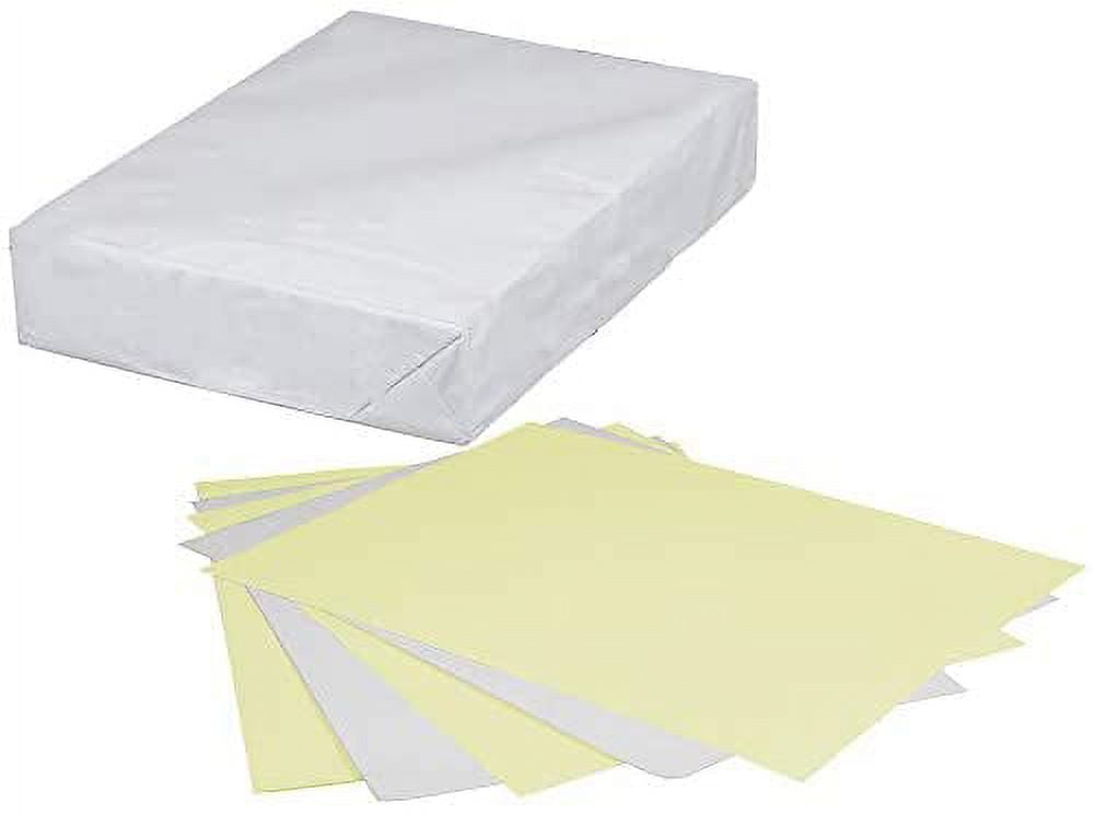 Limited Papers(TM) Paper, Carbonless Sheets, Superior, Pre Collated, Multi Part, Bond Finish. (2 Part Reverse, 8.5 x 11 Inch, Canary/White (5887), 1 Ream)