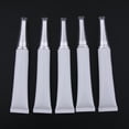 thumbnail image 2 of 5x Tubos Vacíos Yinane para Ojos Envases de Cosméticos Tubos de Plástico Recargables dorado Blanco dorado, 2 of 7