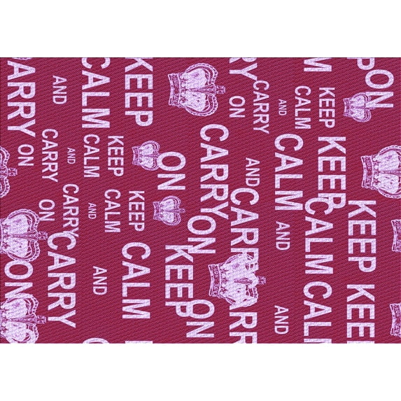 Ahgly Company Indoor Rectangle Patterned Raspberry Red Area Rugs, 6' x 9'
