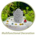 thumbnail image 3 of RUNROTOO 1 Set Pray Angel Figurine Statue Decor Malachite Powder Landscaping Piece Computer Table Enthusiasts, 3 of 8