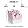 thumbnail image 4 of Logiee Tissue Box Cover 5X5X5'' PU Leather Tissue Holder Square Tissue Cube Box Organizer for Bathroom Vanity Countertop,Car,Night Stands,Office,Home,Kitchen (Not All Those Who Wander Are Lost), 4 of 8