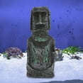 thumbnail image 4 of Estatua De La Cabeza De La Isla De Pascua, Estatua De La Isla De Pascua Decoración De La Caja De Pescado Estatuas Al Aire Libre Estatuas De Jardín Gnome Terrario Reptile, 4 of 7