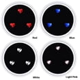 thumbnail image 1 of 3 piezas de diamantes de imitación dentales amor dental corazón dientes joyas dientes piedras (rojo) Ndcxsfigh Cuidado Belleza, 1 of 5
