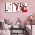 thumbnail image 4 of Red Fashion Leopard Canvas Wall Art Funky Preppy Girly Coquette Boots 8 Ball Lucky Trendy Wall Decor Pictures Ace of Hearts poster Playing Card Poker Cheetah Prints Bedroom Decoration Unframes, 4 of 6