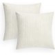 thumbnail image 1 of CHAO Juego de fundas de almohada decorativas blancas de 20 x 20 pulgadas, para sofá, sala de estar, dormitorio, fundas de almohada de pana suaves y acogedoras, fundas de cojín, P, 1 of 5