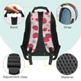 thumbnail image 5 of Yspwyqan Backpack Set With Lunch Box Pencil Case Girls, 4Pcs 17 Inch Large CapacityKids Backpack, Strawberry Daisy Adjustable Straps Casual Bookbag for Middle High School Hiking, 5 of 7