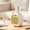 Yellow-YE, variant on MMJ Portable Fan Cute Fox Ear Misting Mini Desk Fan USB Rechargeable Water Bottle Evaporative Air Cooler Bedroom Office