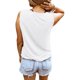 thumbnail image 4 of Camiseta Sin Mangas Para Mujer Con Cuello en V, Camisetas Sin Mangas, Chaleco Estampado Informal A La Moda, Blusa Sin Mangas Con Botones Odeerbi ODB152844, 4 of 6