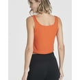 thumbnail image 4 of 5 Pack: Women's Soft Knit Ribbed Square Neck Cropped Tank Top - Sleeveless Crop Tops, 4 of 6