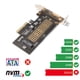 thumbnail image 5 of Tarjeta Adaptadora PCIe a M2/M.2 PCI Express X4 X8 X16 NVME Wdftyju, 5 of 9