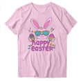 thumbnail image 3 of Ichuanyi Women Happy Easter T Shirt Cute Easter Bunny Graphic Tee Easter Day Casual Tops Round Neck Short Sleeve T-Shirt, 3 of 6