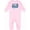 AD-Pink, variant on ALS Awareness Ribbon Baby Romper Coveralls