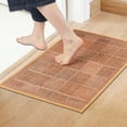 thumbnail image 2 of Unique Bargains Luxury Bath Floor Mats Soft Absorbent Bath Rugs Quick Dry Brown 16" x 24", 2 of 7
