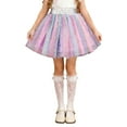 thumbnail image 2 of Cowsor Big Girls Fashion Tulle Skirt Fluffy Mesh Mini Skirt Elastic Waist Design Sweet Style Comfortable Wear for Party Holiday School Daily Activities, 2 of 7