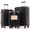 Black, variant on Euroco 3 Piece Luggage Sets, Lightweight Durable Hardshell Suitcase set with 360° Spinner Wheels,TSA Lock & Side Hooks,Large Checked Travel Suitcase for Family,Grey Green