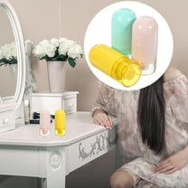 WHAMVOX 3pcs Travel Bottles Plastic Toiletries Container Lotion Shampoo Bottles Refillable Bottles(30ml)