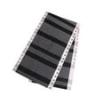 thumbnail image 1 of ziyahi Tissu de Remplacement pour Fauteuil Inclinable Tissu de Remplacement Imperméable pour Pelouse Cour Arrière Noir Gris, 1 of 8