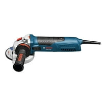 Bosch GWS13-50TG 5 Inch Angle Corded Grinder with Tuckpointing Dust Guard, Blue