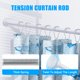 thumbnail image 2 of Barra de cortina de ducha TEECK, 81-109 cm, ajustable, sin necesidad de taladrar, 2 of 8