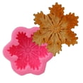 thumbnail image 3 of Jioakfa Kitchen Product Snowflake Candle Mould Chocolate Making Tool Baking Soap Diy Pink, 3 of 9