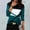Multicolor, variant on Shirts for Women Geometry Printed T-shirt Casual Color Block Blouses Crew Neck Long Sleeve Tops Gifts for Women