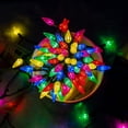 thumbnail image 3 of Luces de Cadena Navideñas Dazzle Bright C6 Multicolor 10 m 100 LED, 3 of 7