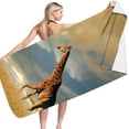 thumbnail image 3 of Zatoumnr Super Lightweight Colorful Square Microfiber Beach Towel, 30"x60", Sandproof Blanket, Multi-Purpose for Beach, Swimming, and Travel, 3 of 5