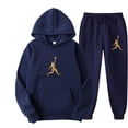 thumbnail image 3 of Conjunto de 2 piezas de otoño con estampado de letras, sudaderas con capucha de marca de tendencia para hombre y mujer, sudaderas con capucha y tops de forro polar, jersey de alta calidad, traje de hi, 3 of 5