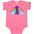 thumbnail image 3 of Inktastic 1st Birthday Rainbow Girls Baby Bodysuit, 3 of 5