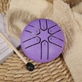 thumbnail image 5 of 3 Inch 6-Tone Steel Tongue Drum Mini Hand Pan Drums with Drumsticks Percussion Musical Instruments Drum Accessories E, 5 of 5