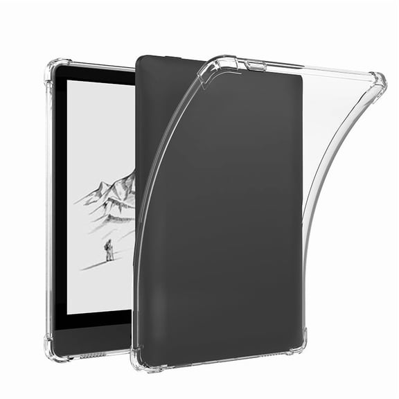 Clear Case for Bigme Read 6.0" E-Reader, Full Coverage Corner Soft TPU Shockproof Anti-Scratch Drop Bumper Protective Cover Tablet Case