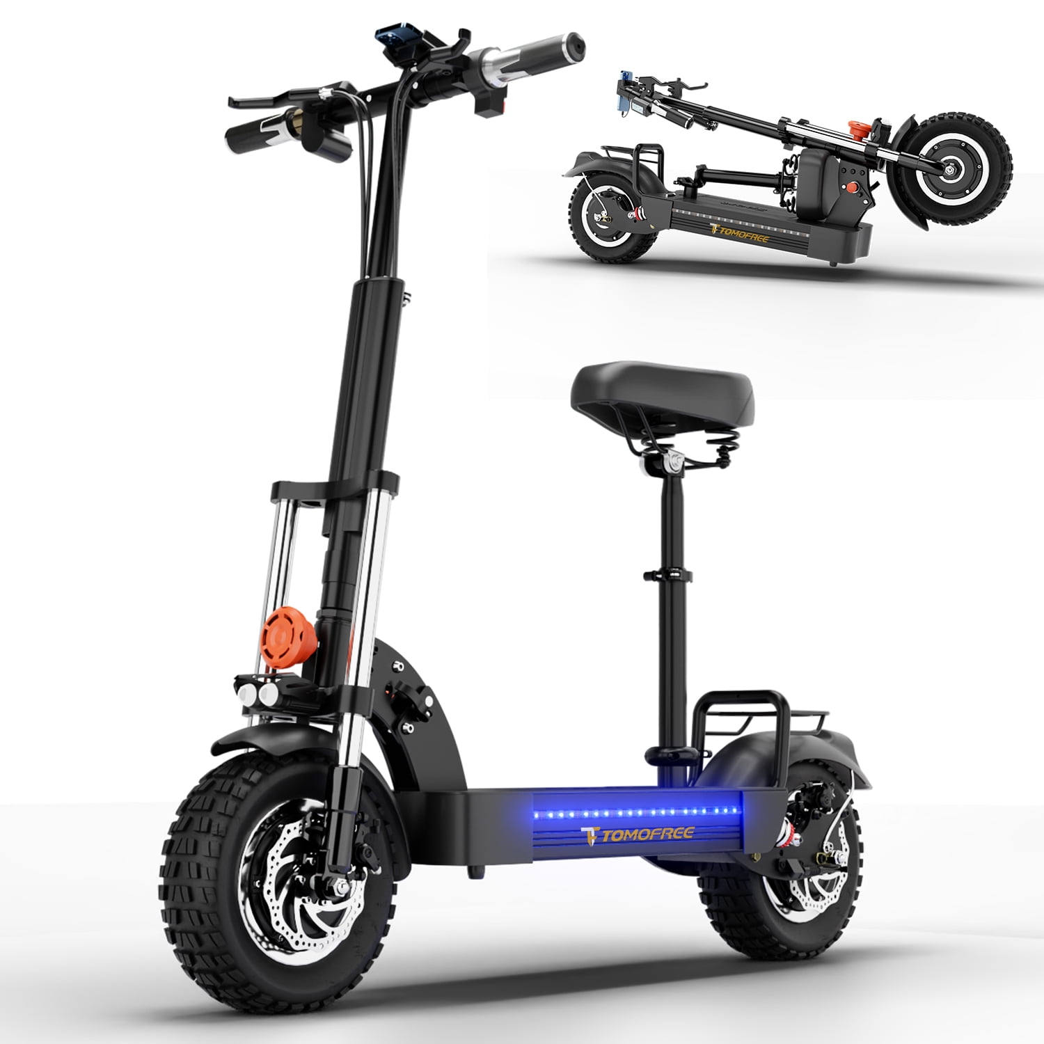 Electric Scooter For Adults, 2400W Dual Motor, 40MPH 40Miles Long Range ...