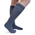 thumbnail image 2 of Doctor's Choice Gripper Socks, Non-slip Diabetic, Full Cushioned, Non-Binding, 3pk, Denim, Extra Large, Men's Shoe Size 12-15, 2 of 11