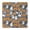 Halloween Ghosts Pumpkins, variant on Halloween Ghost Pumpkin Pattern Square Fitted Tablecloth with Elastic Edge,Square Table Cover,Washable Elastic Table Cover for Home Kitchen Party Decor 36"x36"