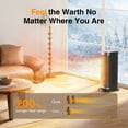 thumbnail image 2 of Space Heater, 1500W Energy Efficient Portable Electric Heater with Thermostat, 3 Pack, 2 of 5