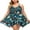 Green, variant on Zenbeiele Women's Plus Size Tankini Boyshorts Swimsuit Flowy Swimdress Tummy Control 2-Piece Bathing Suit