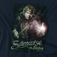 thumbnail image 2 of Lord of The Rings Samwise The Brave Women's T Shirt, Navy, X-Large, 2 of 6