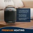 thumbnail image 2 of DeLonghi Capsule Ceramic Heater - Grey, 2 of 4