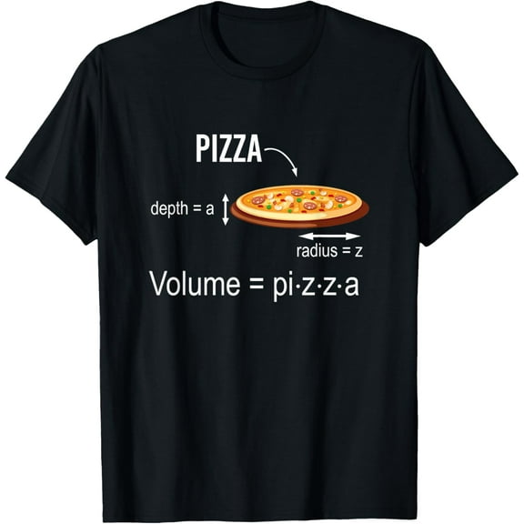 t-shirt Maths Nerd Pizza Lovers Volume Formula Geek Math Teacher T-Shirt mens t shirt,black,women,funny,misfits,men,journey