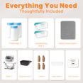 thumbnail image 2 of Large Open-Top Automatic Cat Litter Box Self Cleaning with Safety Protection, APP Control, Odor-Free Waste Disposal, Wood, 2 of 9