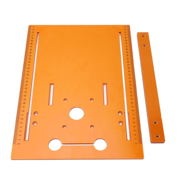 Placa Guía De La Máquina Cortadora, Base De La Máquina Cortadora De Mano Sin Perforaciones 28 X 38 Cm Para Carpintería